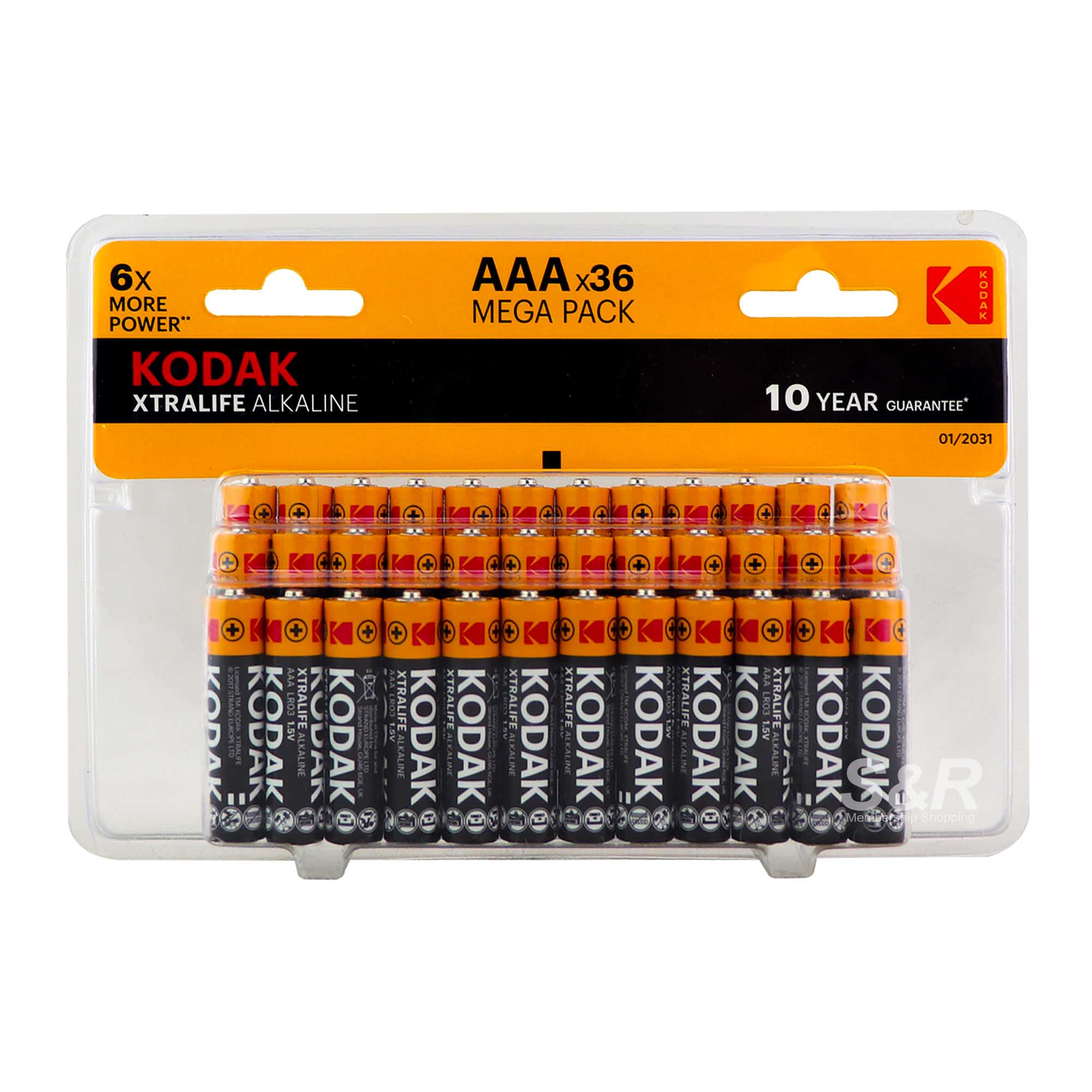 Kodak AAA Batteries 36pcs